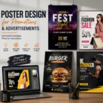 Poster – Starting at ₹160 – Used for promotions and advertisements.